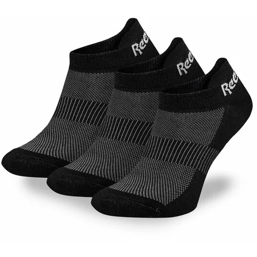 Reebok Set 3 parov unisex nizkih nogavic R0356P-SS24 (3-pack) Črna