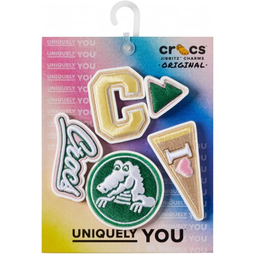 Crocs Dodatki Varsity Patch 5 Pack Večbarvna Slike