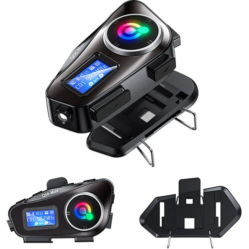 INF Bluetooth slušalka za čelado z mikrofonom (črna) Mehki mikrofon, (21546134) Cene