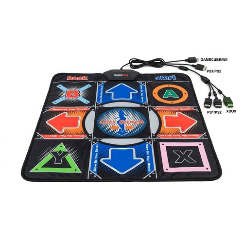  Obnovljen GameStop Universal Dance Mat Pad Dance Dance Revolution BB-032 (GameCube Wii PS1 PS2 Xbox) + 2 leti garancije Slike