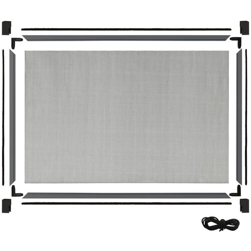  Pro&amp;scaron;irivi zaslon protiv insekata antracit (75 - 143) x 50 cm Slike