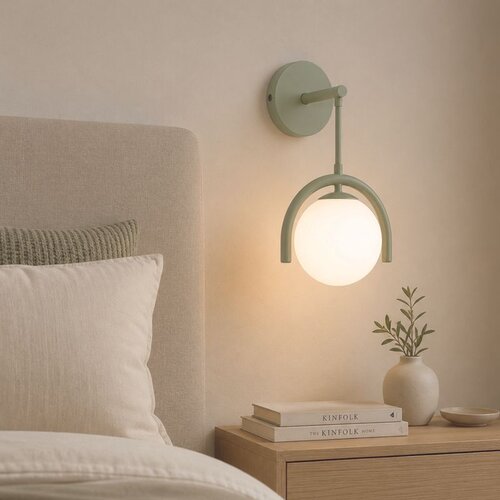 Opviq zidna lampa GEDIK-20445-B, 1 × E27, mint / zelena Cene