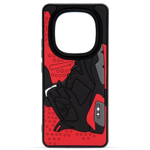  Futrola 3D Protect za Xiaomi Redmi Note 14 Pro Plus DZ2/6, Crno-crvena Cene