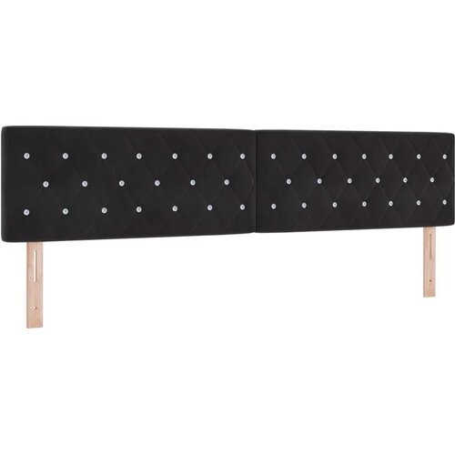  Podesivi krevet s madracem Crna 200 x 200 cm Bar&amp;scaron;un - Crna 200 x 200 cm Kristal s dugmadima Slike