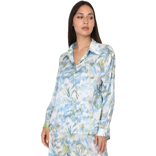 La Modeuse Srajce & Bluze 71702_P168531 Modra Cene