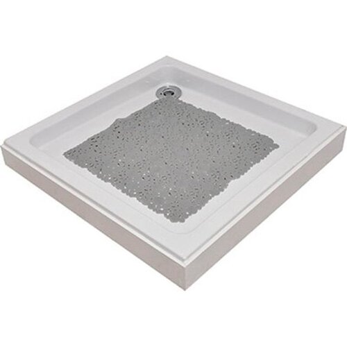 Tendance podloga za kadu 50 x 50 cm PVC, prozirno siva bubbles Cene