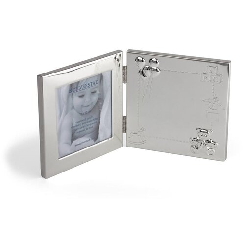 Zilverstad Metalni stojeći/viseći okvir u srebrnoj boji 17x22 cm Happy Baby – Cene