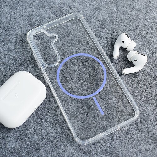  Maska za Samsung A16 5G/ A166B Mag Case Clear Slim ljubičasta Slike