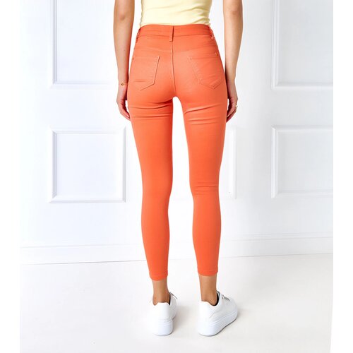 Gemre Orange fabric skinny pants Bocage Cene