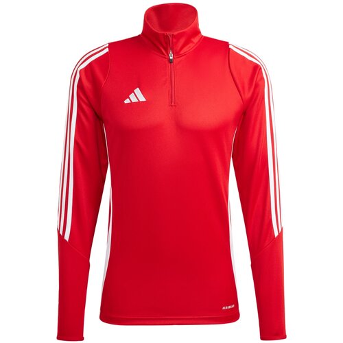 Adidas Sportska sweater majica 'Tiro 24' crvena / bijela Cene