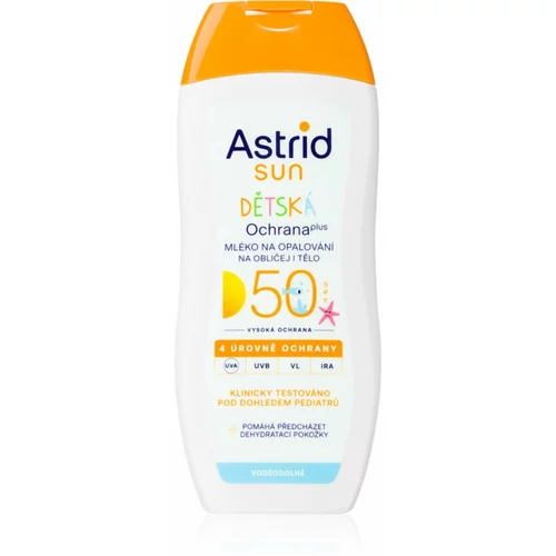 Astrid Sun mlijeko za sunčanje SPF 50 za djecu 200 ml