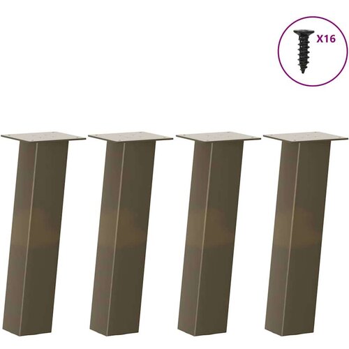  Noge stolića za kavu 4 kom antracit 42 cm čelikstol Cijene