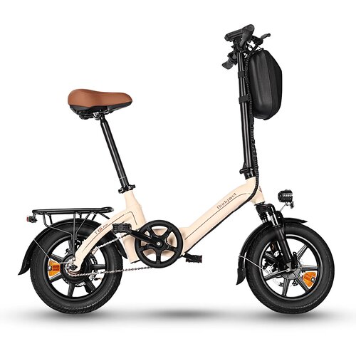 BODYWEL Mini električno kolo T16 Pro, 14&amp;quot; zložljivo, 36V 7,8Ah, bež, (5000234327) Slike