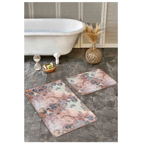 Mila Home Žametne kopalni&amp;scaron;ke preproge v kompletu 2 ks 60x100 cm &amp;ndash; Slike