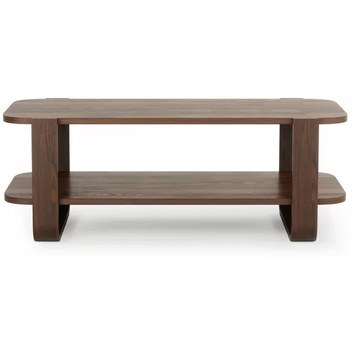 Umbra Rjava kavna mizica iz lesa evkaliptusa 55x109 cm Bellwood -