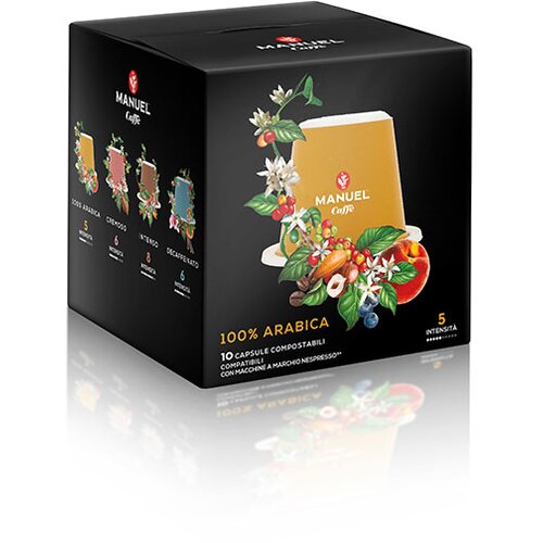  Manuel Caffe- Kafa nespresso kapsule Arabica 100% 10x5g Slike