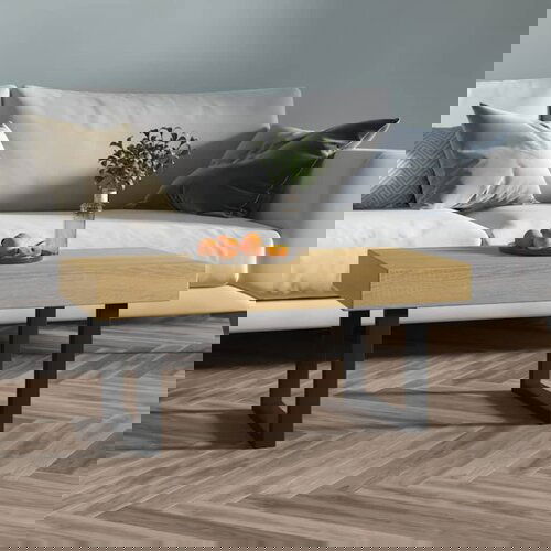 VidaXL Klubska mizica svetlo rjava in črna 90x45x40 cm MDF in železo Slike