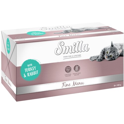 Smilla Fine Menu 8 x 100 g - Puretina i kunić Slike