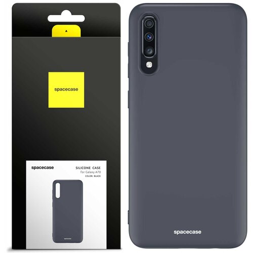 Spacecase OVITEK SILIKONSKI OVITEK ZA SAMSUNG GALAXY A70 ČRN, (21963422) Cene