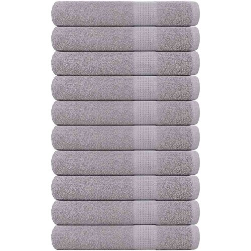 vidaXL Ručnici 10 kom sivi 100 x 200 cm 360 gsm od 100 % pamuka Cijene