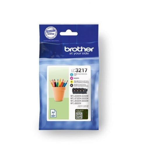 Brother LC3217Y Value Pack 4-barvna kartu&scaron;a s črnilom, (21553467) Cene