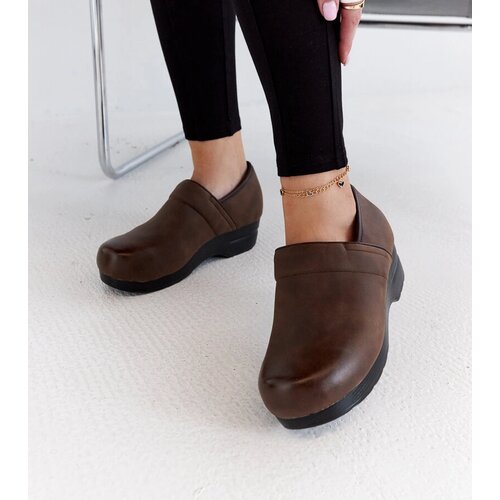 Gemre Brown platform derby shoes Montoro Cijene