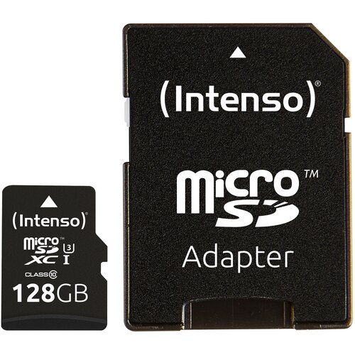 Intenso 128GB microSDXC UHS-I Class 10 Pro 90MB/s spominska kartica Slike