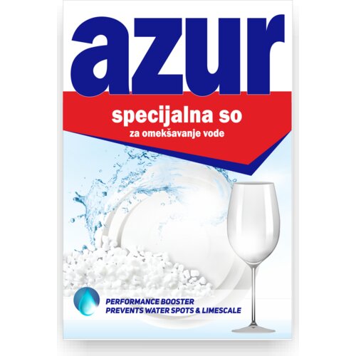 YUCO-HEMIJA AZUR salt so za omekšavanje vode kod mašinskog pranja posuđa kutija 1.5 kg Cene