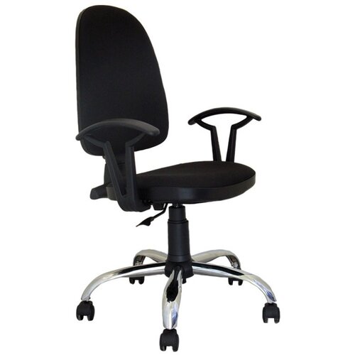 Olimp Sport Radna stolica Prestige Steel 02 CR GTP27 C11 crna Cene