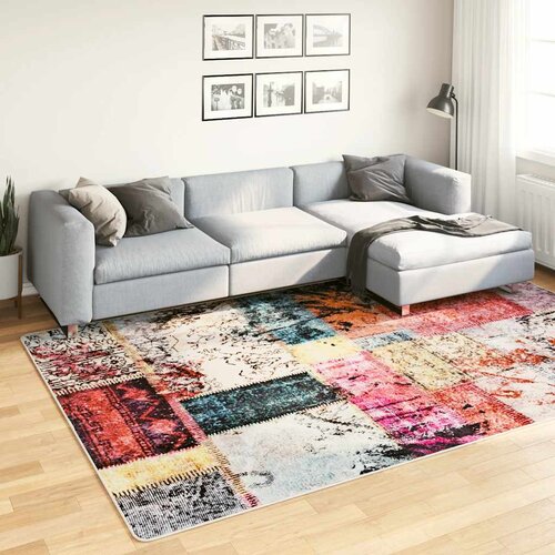  Perivi tepih s patchworkom 190 x 300 cm raznobojni Cijene