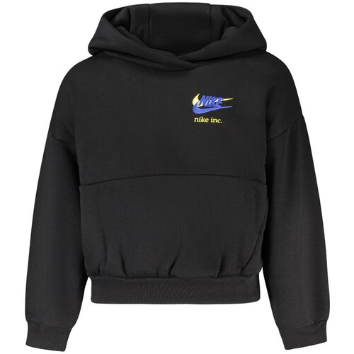 Nike Dječja Crna Majica s Kapuljačom na Patentni Zatvarač Slike