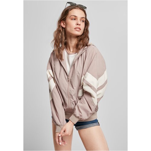 UC Ladies Women&amp;#039;s Crinkle Batwing jacket dukrose/whitesand Slike