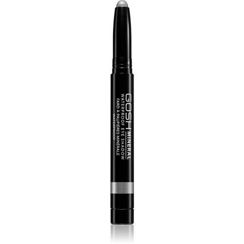 Gosh Mineral Waterproof dolgoobstojna senčila za oči v svinčniku vodoodporno odtenek 006 Metallic Grey 1,4 g Slike