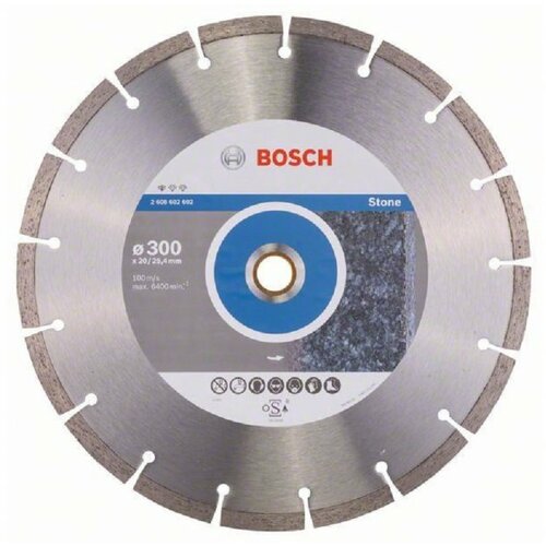 Bosch dijamantska rezna ploča standard for stone 2608602602, 300 x 20/25,40 x 3,1 x 10 mm Slike