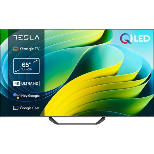 Tesla QLED TV 65&amp;quot; Q65E655GUS UHD Google TV, DVB-T/T2/C/S/S2;HDMIx3:USBx2:CI;2x12W Box Zvucnici Slike