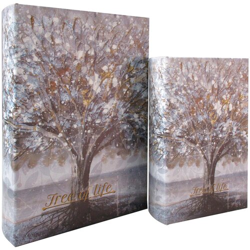 Signes Grimalt Košare, škatle in košarice 2U Tree Book Box Siva Cene