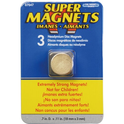 Magnet neodijumski magnet 18x3mm 3 kom. BN205018 Slike
