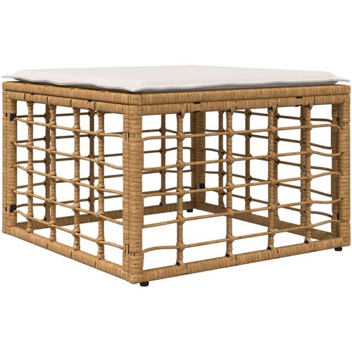  Set vanjskih sofa Prirodna Poliester - Prirodna bez stola Slike