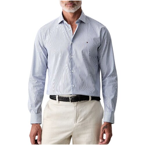 Tommy Hilfiger Srajce z dolgimi rokavi MW0MW43746 Modra Slike