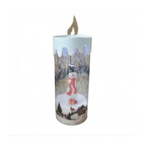 Winter, novogodišnja dekoracija, sveća, sneško belić, 53cm ( 740439 ) Slike