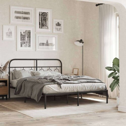  Metalno uzglavlje crno 137 cm Cijene