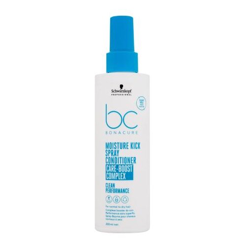 Schwarzkopf Professional BC Bonacure Moisture Kick Spray Conditioner Care-Boost Complex 200 ml regenerator normalna kosa suha kosa za žene Slike