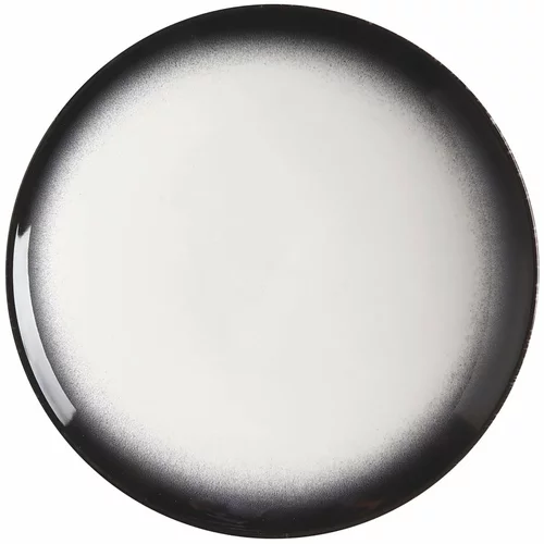 Maxwell williams Bijelo-crni keramički desertni tanjur Caviar, ø 20 cm