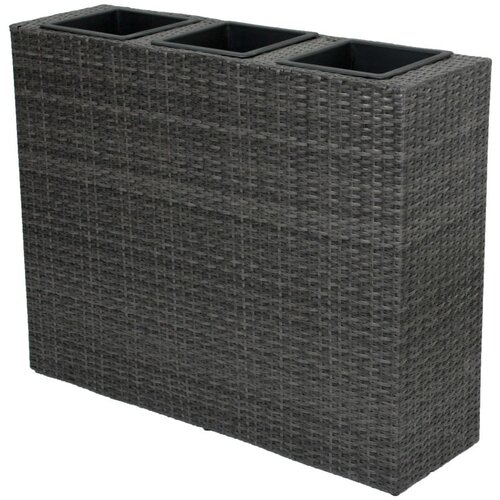 Garden Pleasure Temno siva vrtna posoda ADDU Room Divider Cene