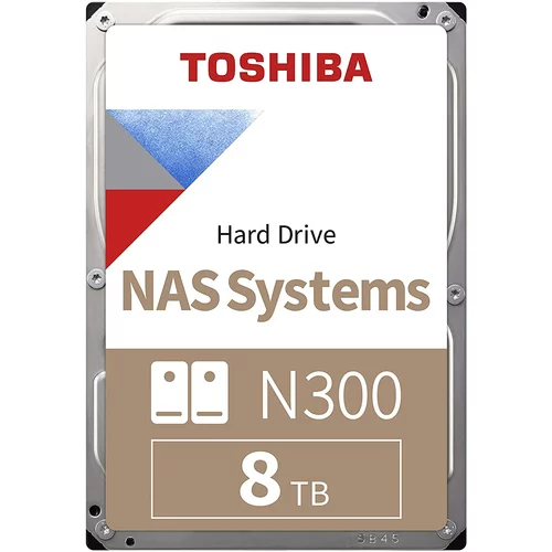 Toshiba 8TB 256MB 7.200rpm HDWG180UZSVA N300 NAS