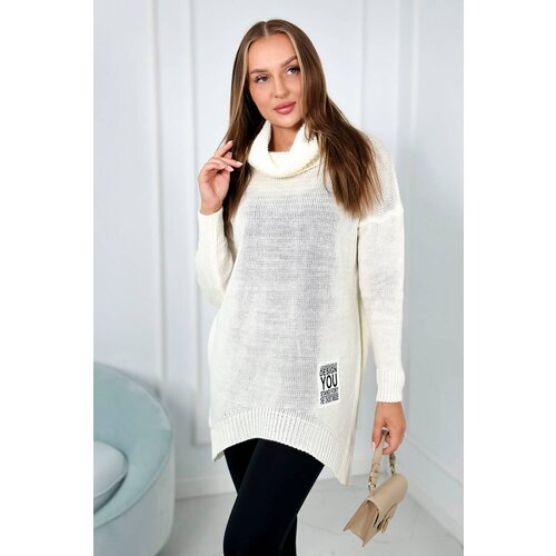 Kesi Turtleneck sweater ecru Slike