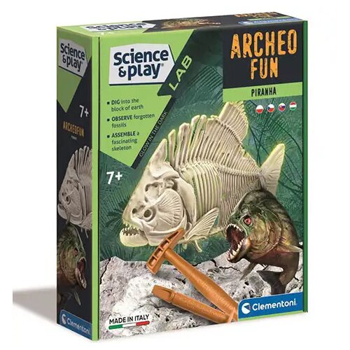 Clementoni Science &amp, Play: Piraja fluorescenčni arheološki komplet - Cene
