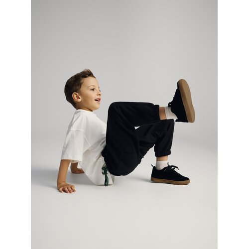 Reserved Pamučne jogger hlače - crno Cene