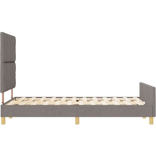 VidaXL Okvir kreveta u taupe boji 120x200 cm Tkanina Slike