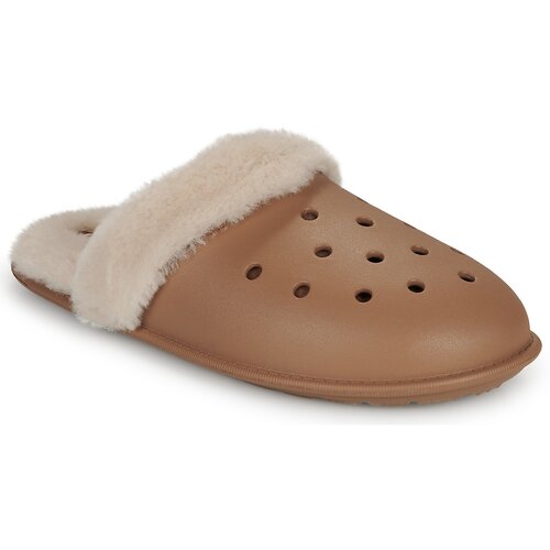 Crocs Nogavice Classic Fuzz Scuff Bež Cene